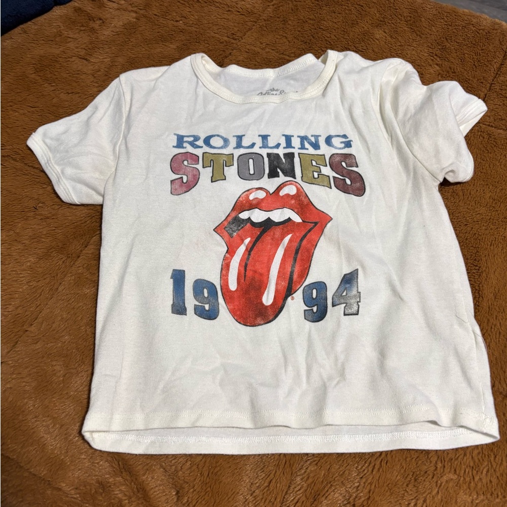 Rolling Stones crop top